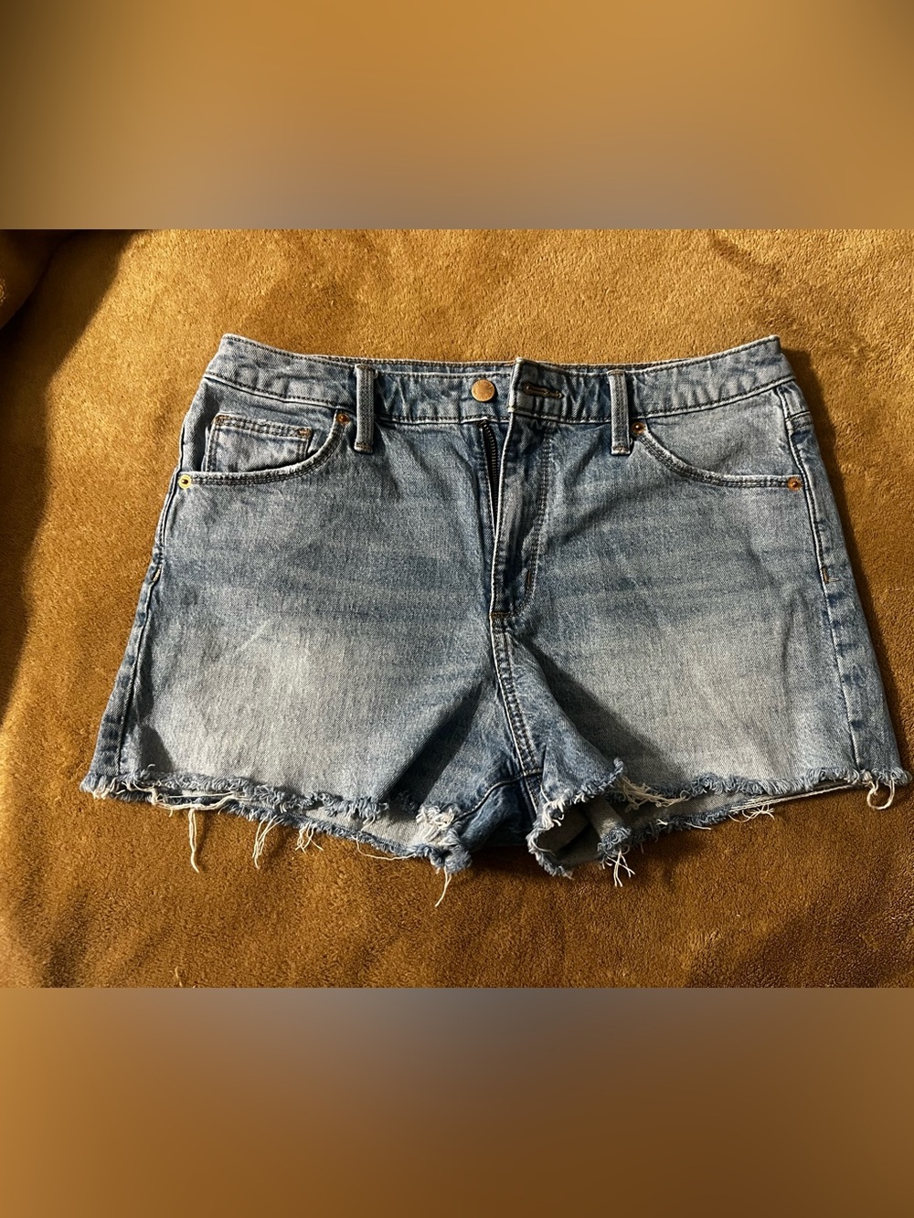 Universal Thread Light Blue Distressed Denim Shorts